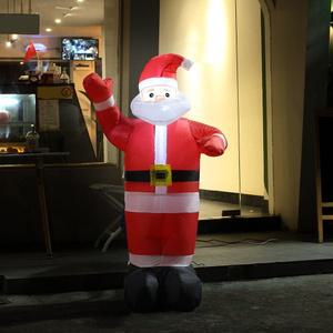 LED 에어벌룬 대형 하얀수염 산타 대형산타인형 에어간판