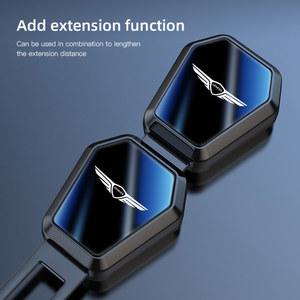자동차 안전벨트 클립 익스텐션 플러그 금속 안전벨트 익스텐더 액세서리, 제네시스 G80 GV70 GV80 GV60 G70 Essentia Neolun X, 1