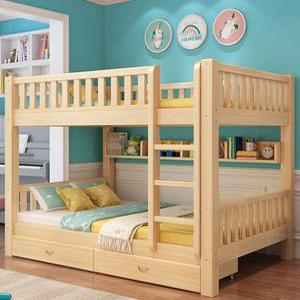 쌍둥이 침대 사다리가 포함된 수납침대 원목 싱글 벙커 좁은방 매트 기숙사