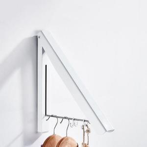 [IXHINZG0_4B]접이식 벽걸이 행거 폴딩 벽옷걸이 화이트