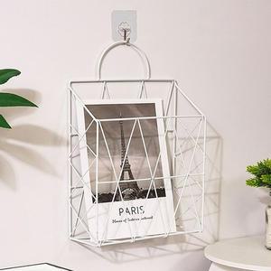 [IXHINZKB_4B]철제 매거진 랙 벽걸이 와이어 잡지꽂이