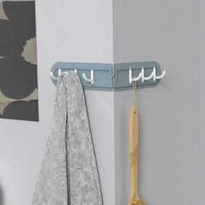 [BZJKPKHL_4B]양 6구 코너 벽걸이 후크 접착식후크