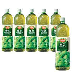 델몬트 매실주스 1.5L x 6개 매실음료
