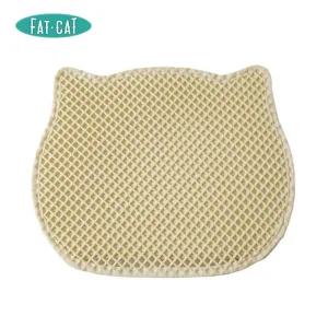 팻캣 벌집 모래매트 베이지/고양이/모래/패드/화장실/매트/용품/배변/발판/배변통/냥이/사막화/캣