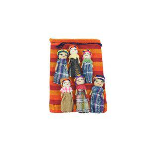 걱정인형 6개+파우치세트 (고민을 나에게) 키링 열쇠고리