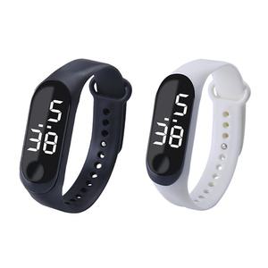 전자 손목 시계 러닝 마라톤 워치 led 방수