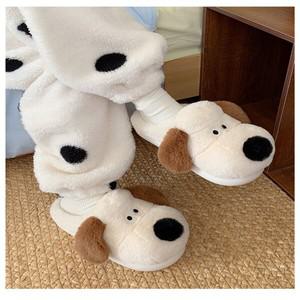 여성 강아지 털슬리퍼 114392