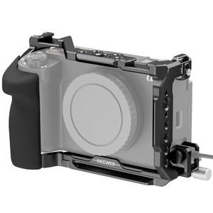 HDMI 케이블 클램프 및 실리콘 그립이 포함된 NEWER ZV-E1 카메라 케이지, NATO 레일 3 /8인치 ARRI 로케이션 1 /4인치 스레드, Arca 타입 베이스, 소니 DJI RS RSC와 호환되는 보호 금속 비디오 리그, CA025S