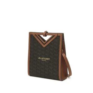 [롯데백화점]질스튜어트 브라운 패턴 가죽 토트백 JABA2E356