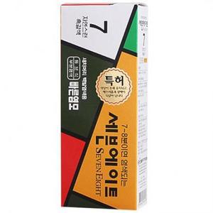 세븐에이트 새치 염색약, 7호 흑갈색, 1개 one option