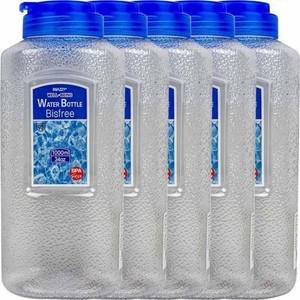 [JHP15QRT_51C5]가게 물병 밀폐용기 1리터(5개)