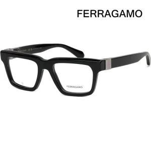 페라가모 안경테 SF2995 001 명품 패션 두꺼운 블랙 사각 뿔테