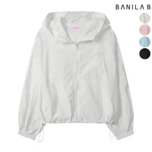 [바닐라비] 리본 레이스 테잎 후드 바람막이 집업 점퍼