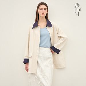 머티리얼랩 25SS FAUX 레더 워크자켓