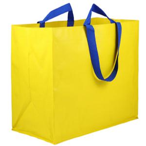 특대형 옐로우 타포린가방 타포린가장제작 장바구니 판촉물