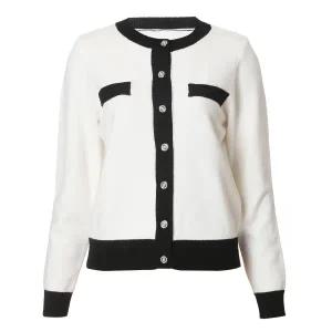 [롯데백화점]지고트 *태이프 컬러 라인 라운드넥 가디건JR2E1CD513