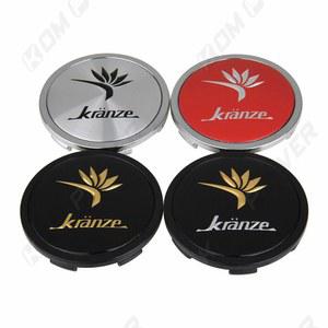 휠캡 KRANZE 로고 엠블럼 림 허브 캡 바퀴 달린 자동차 커버 센터 OD 65mm ID 60mm
