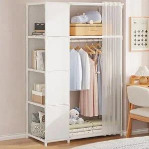 [셀러허브 패션][JHPM93TV_51AF]수납 행거 옷장 코너 간이옷장 대형