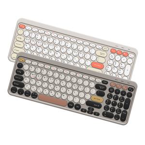 블루투스 겸용 무선 키보드 C타입 충전식 슬림 펜타그래프 컴퓨터 스마트폰 태블릿 노트븍 PC WISEAB105