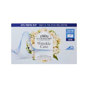 르샤트라 링클케어 드라이시트 화이트 릴리 60매 건조기용