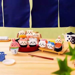 먼작귀 치이카와 인형 키링 스시 초밥 가방 장식 펜던트 꾸미기 하치와레 우사기 모몽가 굿즈