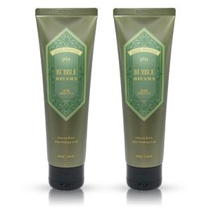 플루 그린 프로폴리스 버블 바디스크럽 허브 그린티 200g 2개