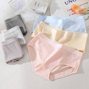 [기타]주니어 베이직 면스판 코튼 팬티 6종 세트 여학생 성장기 속옷