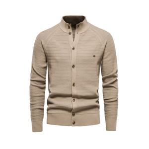 남자 터틀넥 반목폴라 니트 가디건 DJ2-CA-SKPPY324-베이지