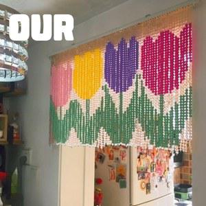 부자재 걸이 커튼 귀여운 diy 만들기 구슬발 구슬커텐 비즈발 재료 키트 비즈공예 딸기