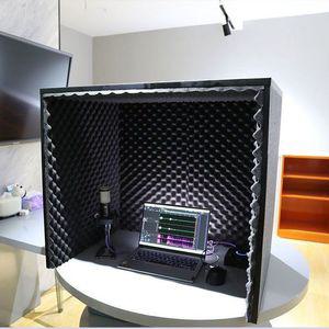 방음박스 소음방지 간이 스튜디오 녹음실 흡음재 소형 감소 차단 박스 녹음 노래 소음