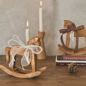 [유월가게](강남점)러스틱 우드 목마 흔들말 오브제