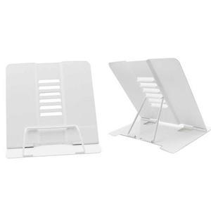 [JHQRN5TS_4B]휴대용 독서대 화이트 높이조절