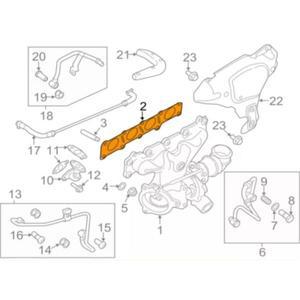 엔진 배기 매니폴드 개스킷 31359815 30787935 볼보 호환 S60 XC60 V70 V60 S80