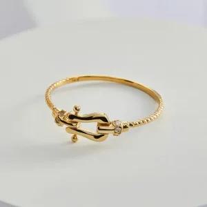 엘렌쥬얼리 14K 말발굽 미스 링 금 반지