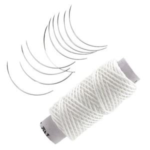 수의과 수술 봉합 바늘 및 실 반려동물 돼지 곡선 삼차 도구