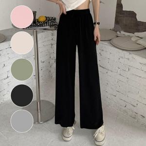 무봉제 쿨링 와이드 팬츠 1개(색상 택1)