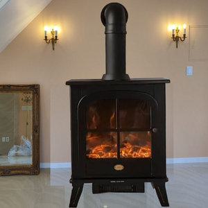 전기벽난로 로망 로미오(중형)+연통 실내 불멍 소형 벽난로 히터 가정용 팬히터 전기 온풍기 아파트 전기 불멍 인테리어 LED 벽난로무드등 실내히터 패치카 장작 화목난로