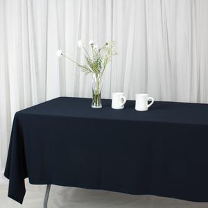 은이홈 구김없는 생활방수 쿠션지 식탁보 테이블보 8인용 6인용 대형 행사용 박람회 야외 테이블커버 책상보 탁자보 무지 다크네이비 250x155cm
