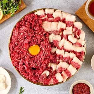 한우 차돌사시미200g+육회300g (총 500g)