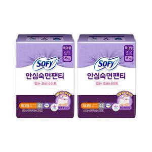 쏘피 안심숙면팬티 특대형 4매, 2개