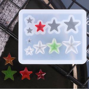 레진 아트 몰드 UV 크리스탈 레진 공예 재료 별 파츠 실리콘 몰드