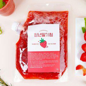 [전라도 청년] 청년 수제 과일청 딸기청 500g