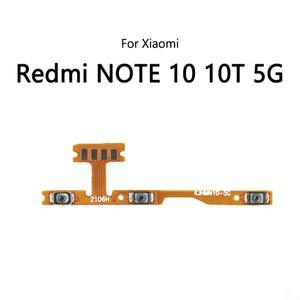 전원 버튼 스위치 볼륨 음소거 켜기/끄기 Xiaomi Redmi NOTE 10 Pro 4G 용 플렉스 케이블