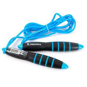 [아이워너]S 아이워너 멀티 디지털 줄넘기 블루블랙 군살제거 유산소 인체공학디자인 횟수표시