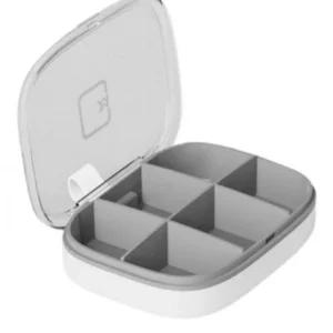 여행용 약통 알약 휴대용 화이트 케이스 6칸/약/통/휴대/구급약/보관/의약품/비상/소분/일일/비상약/약품