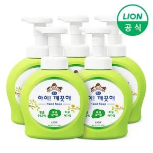 아이깨끗해 핸드워시 손세정제 숲속산책 용기 490ml 5개