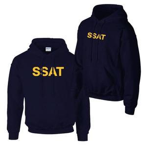 밀리터리 네이비 옐로우 기모 후드티 SSAT