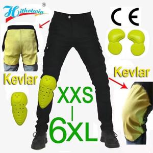오토바이바지 히토트윈 케블라 보호 오토바이 청바지 레저 라이딩 바지 오프로드 모토크로스 아라미드 라이