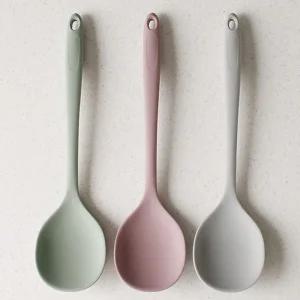 실리콘 요리스푼 조리도구 볶음주걱 국자 큰요리스푼/뒤집개/스푼/주걱/밥풀안붙는주걱/도구/볶음