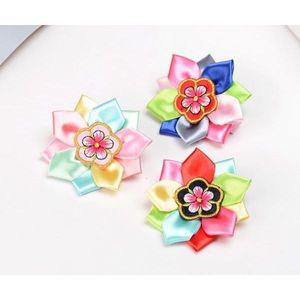 무궁화배씨집게핀 한복집게핀 인기짱 전통의상 헤어악세사리 아기자기샵